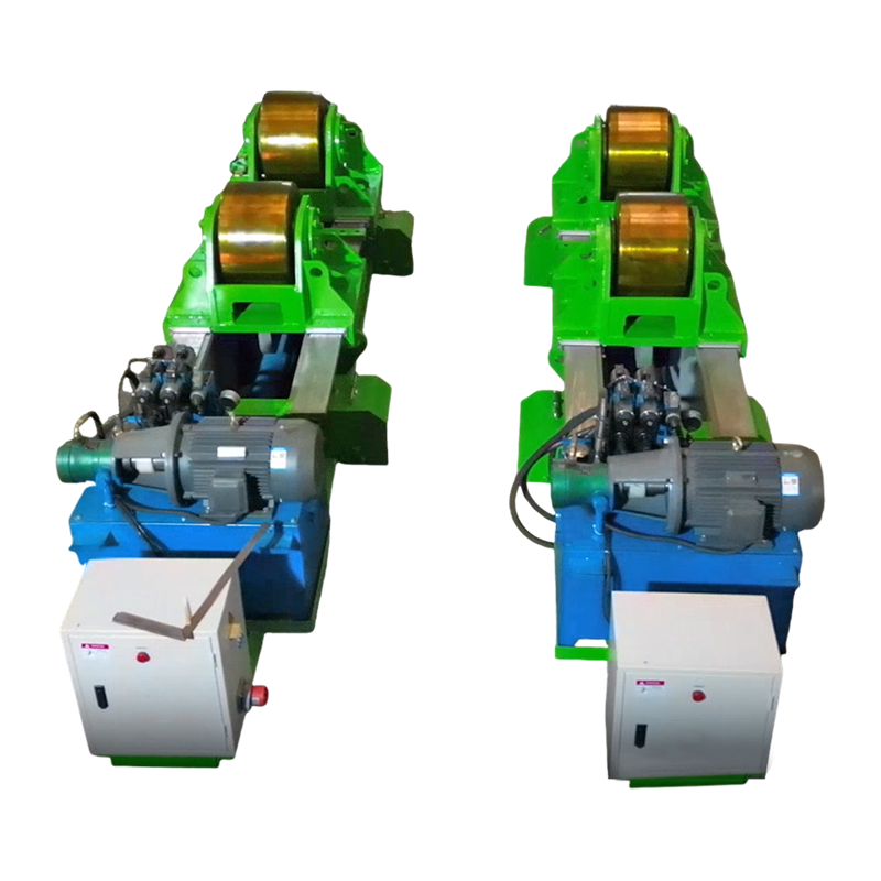 80T Fit-Up Welding Rotator with Hydraulic Horizontal Pushing