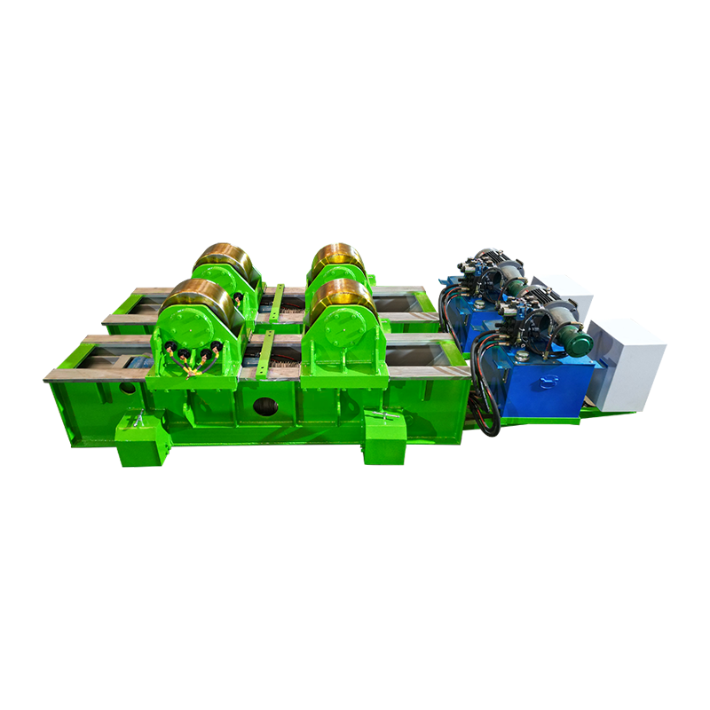 Rotador de soldagem 80T com impulso horizontal hidráulico e movimento orbital manual